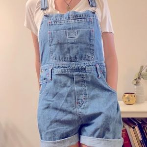 Vintage overall shorts